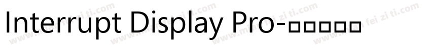 Interrupt Display Pro字体转换